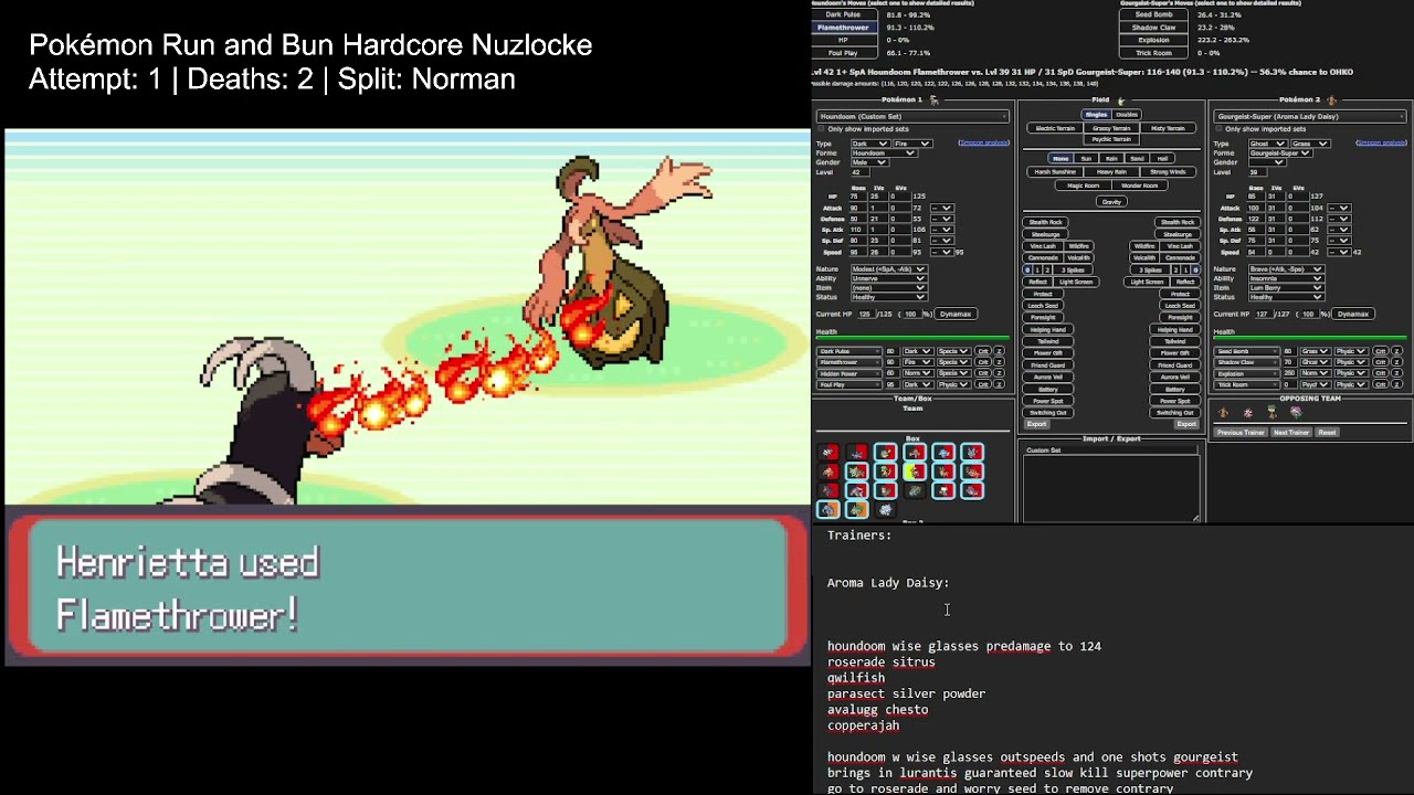 Battling Norman - Pokémon Run and Bun Attempt 1