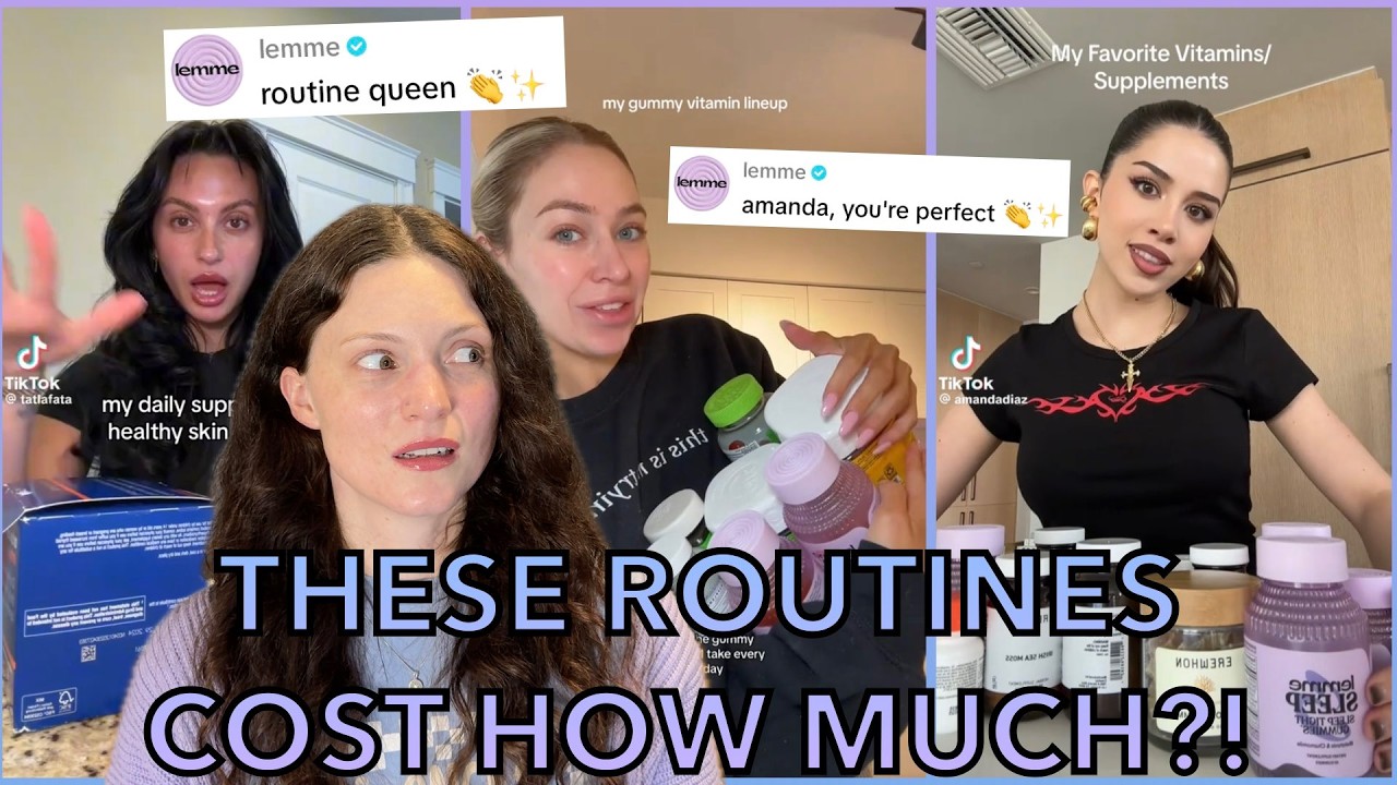 Influencer Supplement Routines... Are They Inappropriate & Overpriced???