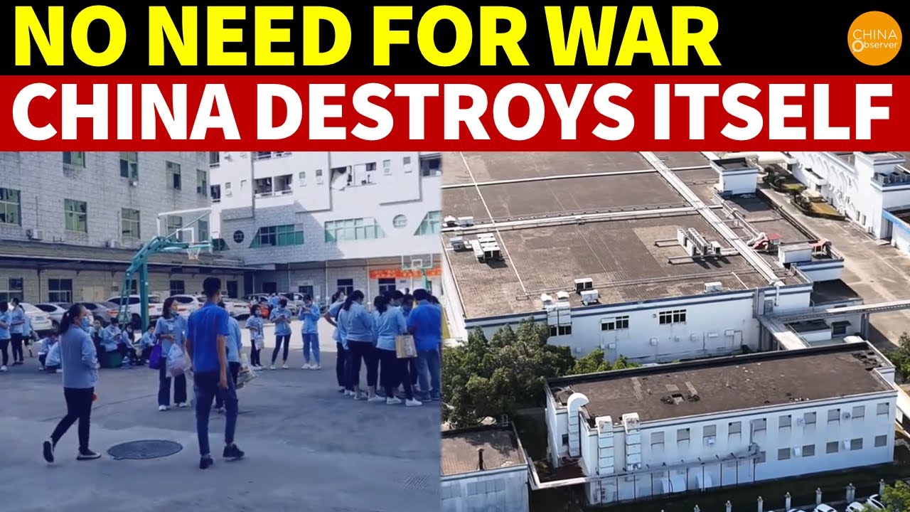 No Need for War: China Destroys Itself! Sony Withdraws After 29 Years, 200,000 Jobless Overnight