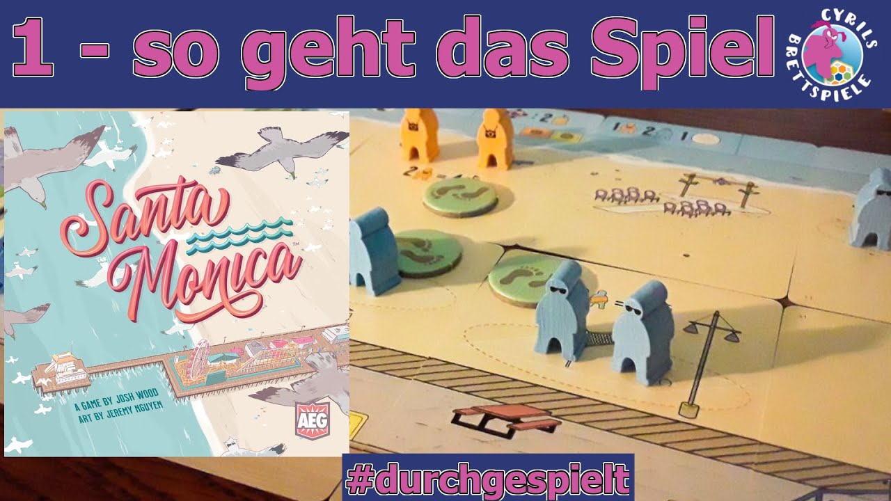 Cyrils Brettspiele - Santa Monica (S220E01) - Komponenten & Regeln