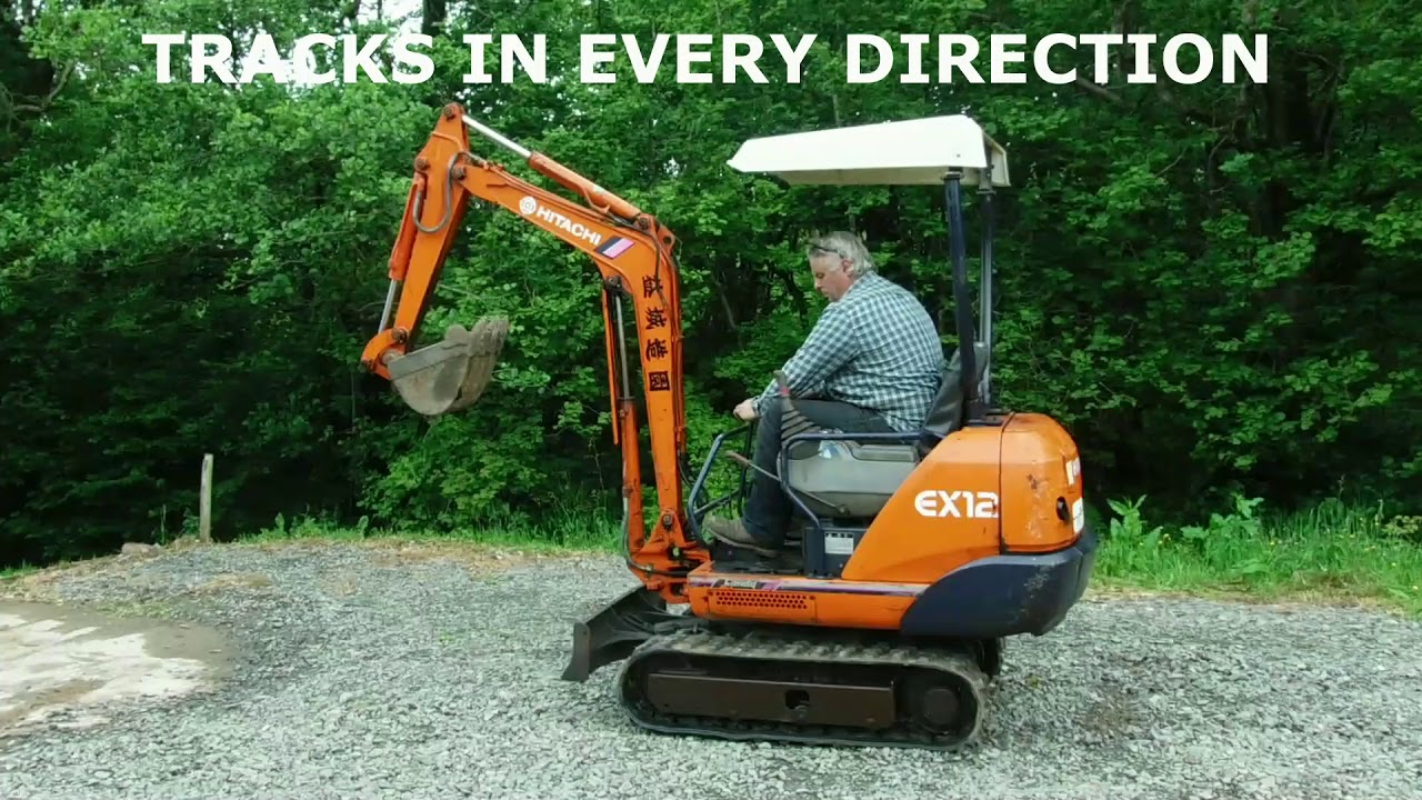HITACHI EX12 1.3 ton MINI DIGGER SOLD BY www.catlowdycarriages.com