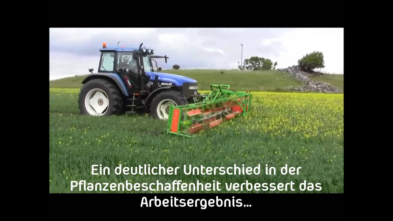CombCut - ein selektives Mähsystem gegen Unkraut