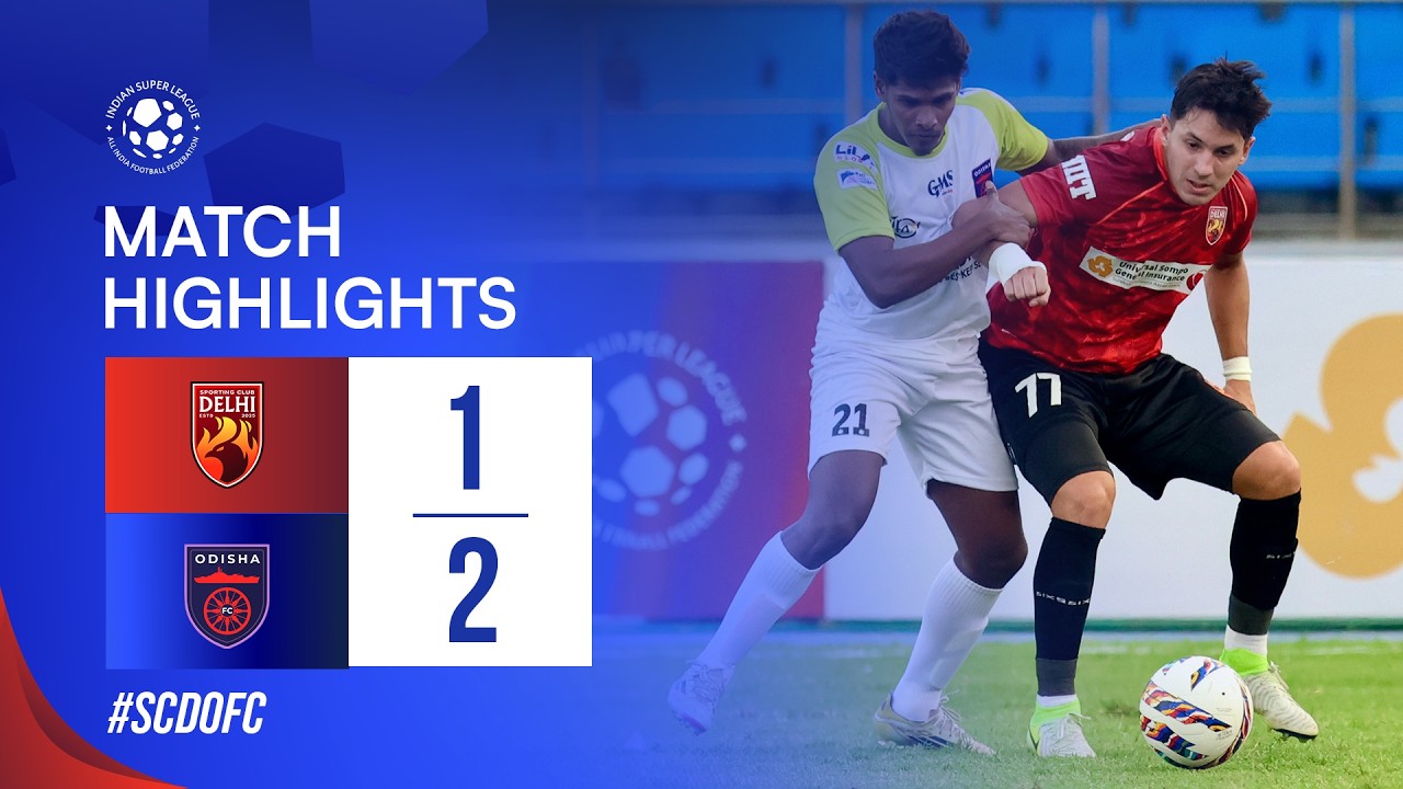 GW 12 Highlights | SC Delhi 1-2 Odisha FC | ISL 12