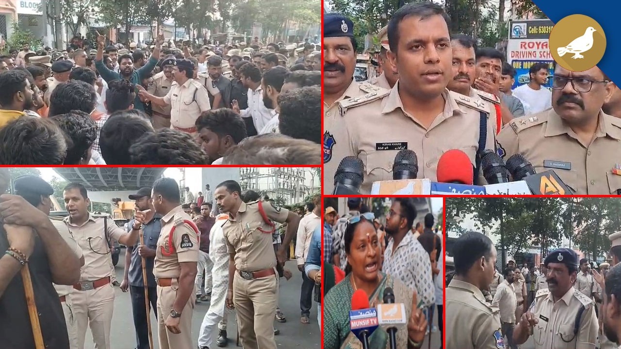 Mild Tension at Madannapet Sayeedabad over Ganesh mandapam food controversy