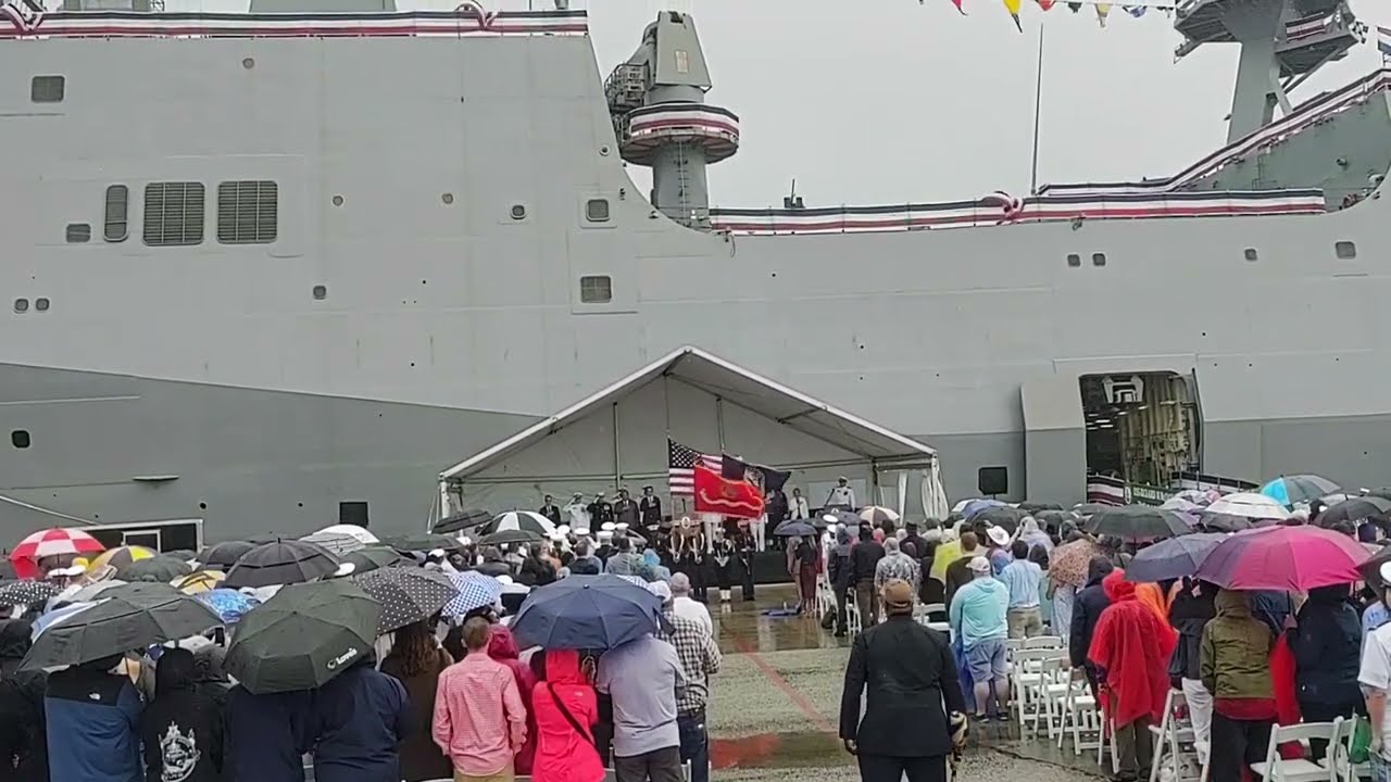 Scenes from the  USS Richard M. McCool, Jr. commissioning at NAS Pensacola