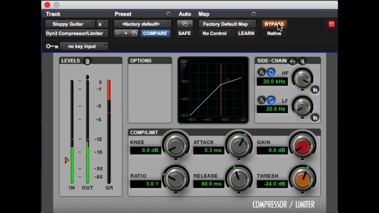 How To Use a Compressor in Pro Tools