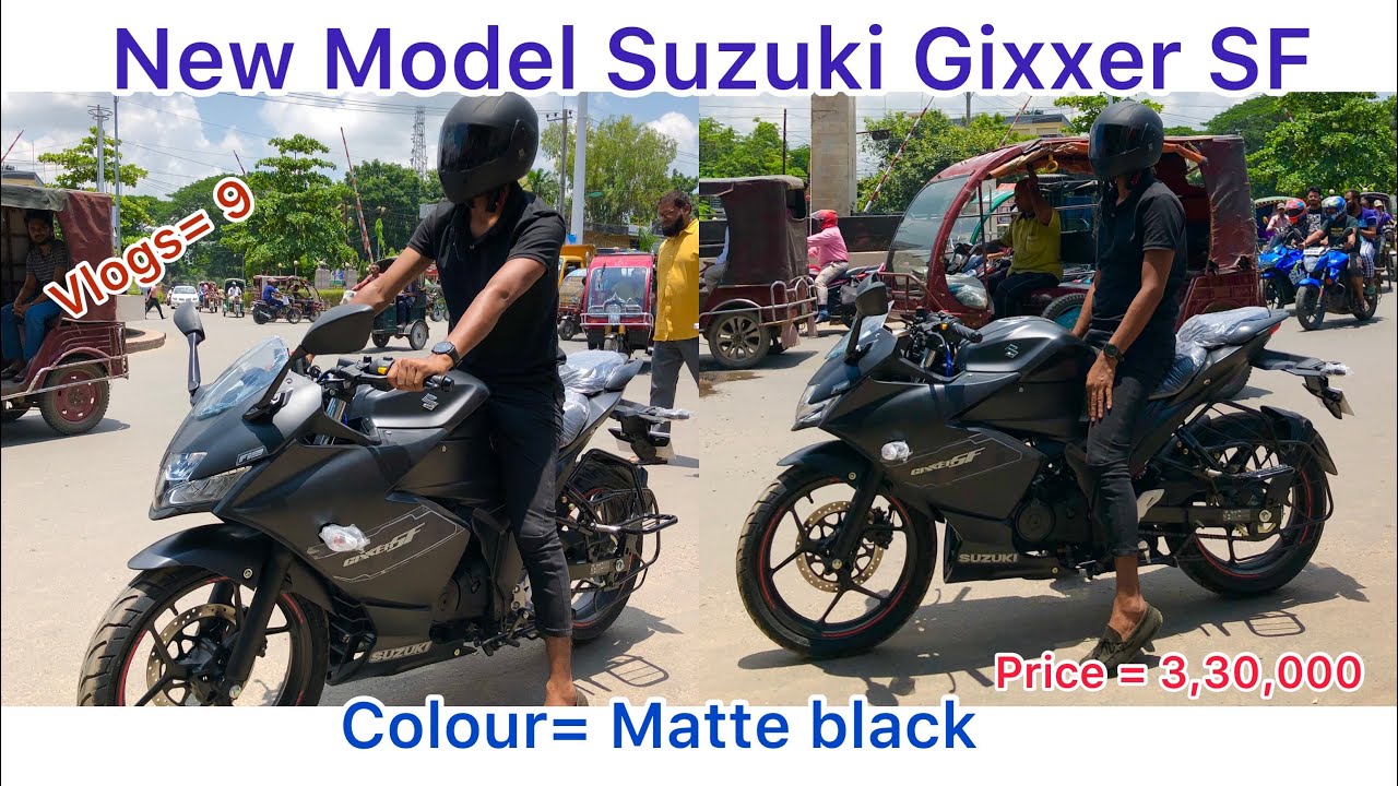 New Model Suzuki Gixxer SF 155 Fi abs matte black price in Bangladesh 2022 || vlog 9 || dh delowar