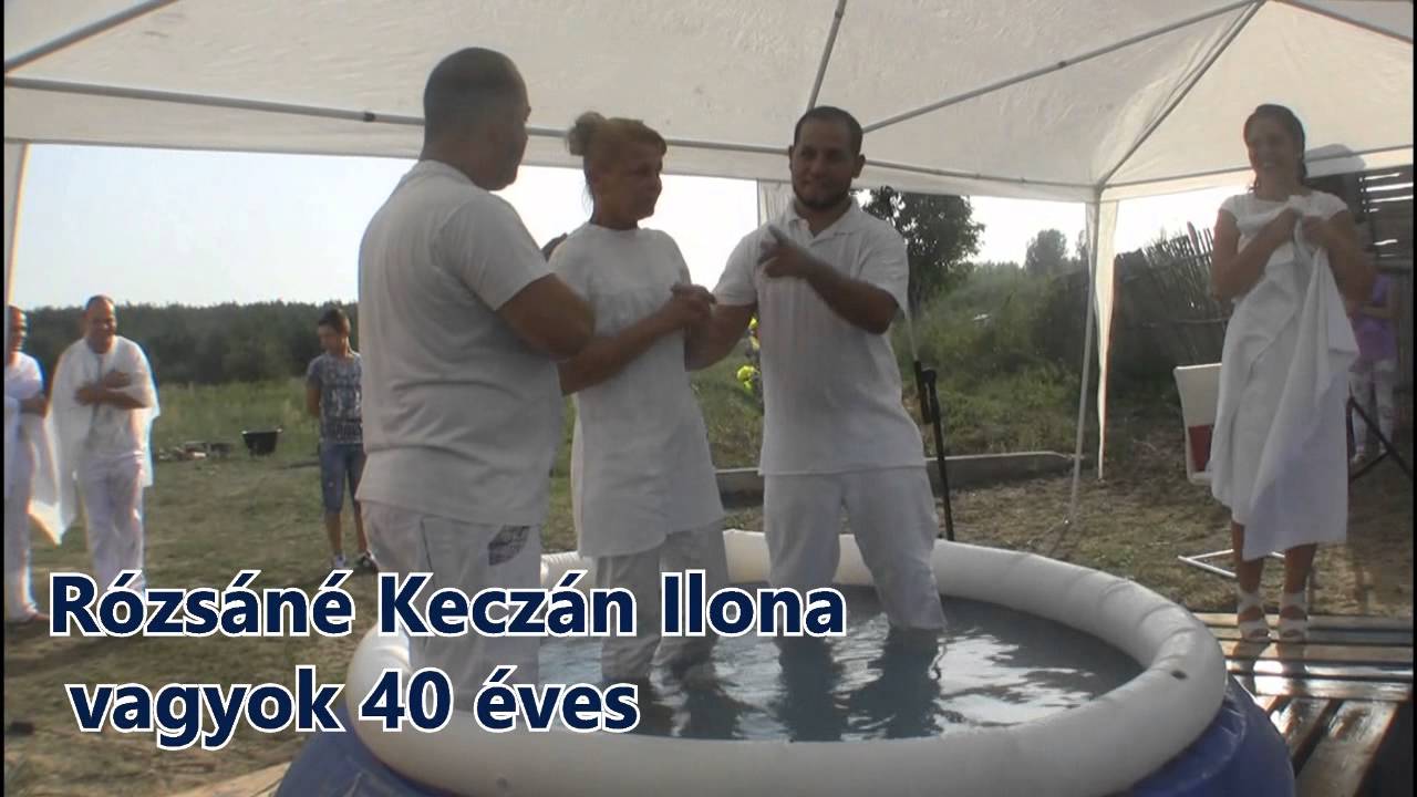 Bemerítkezés a Nyíradonyi Új Élet Gyülekezetben