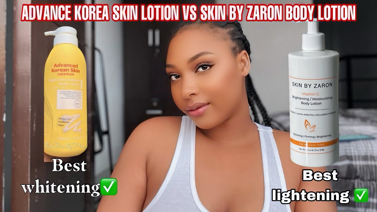 ✨Лосьон для тела Advance Korea Skin против лосьона Skin by Zaron | Честный обзор | Отбеливает или...