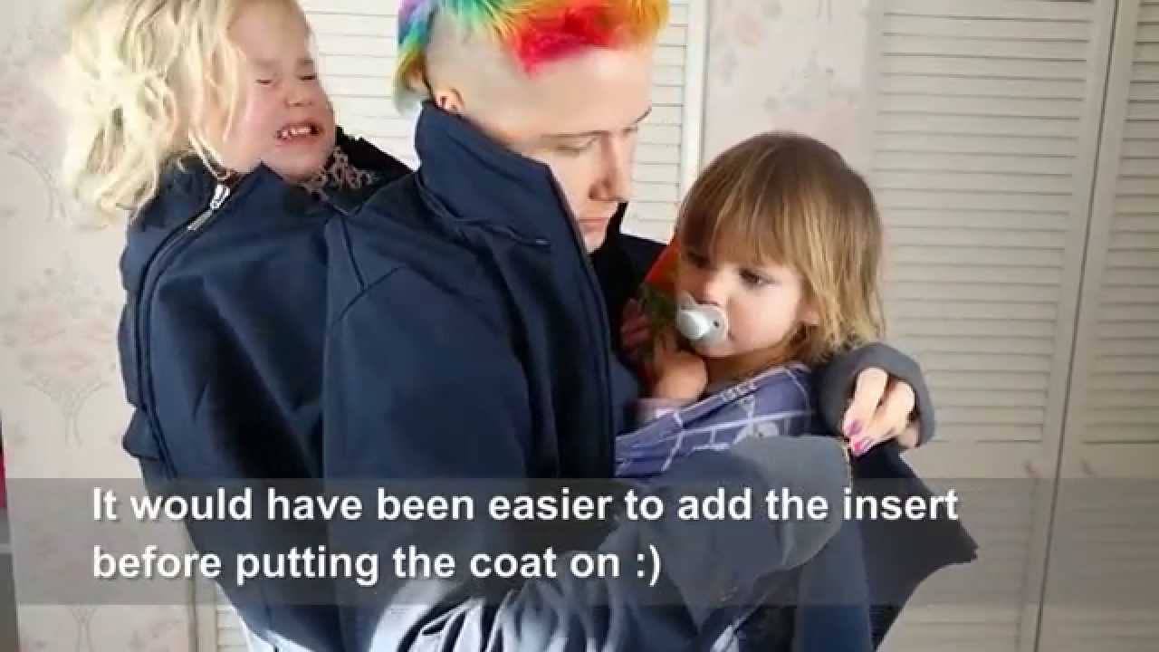 Twiga babywearing jacket - tandem carry