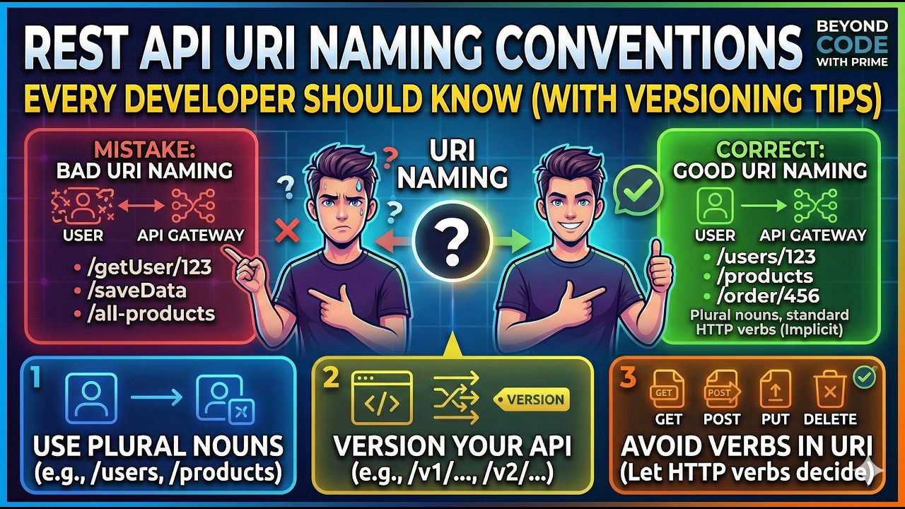 REST API URI Naming Conventions Every Developer Should Know (With Versioning Tips)