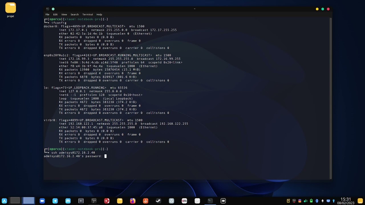 VLAN 99: management