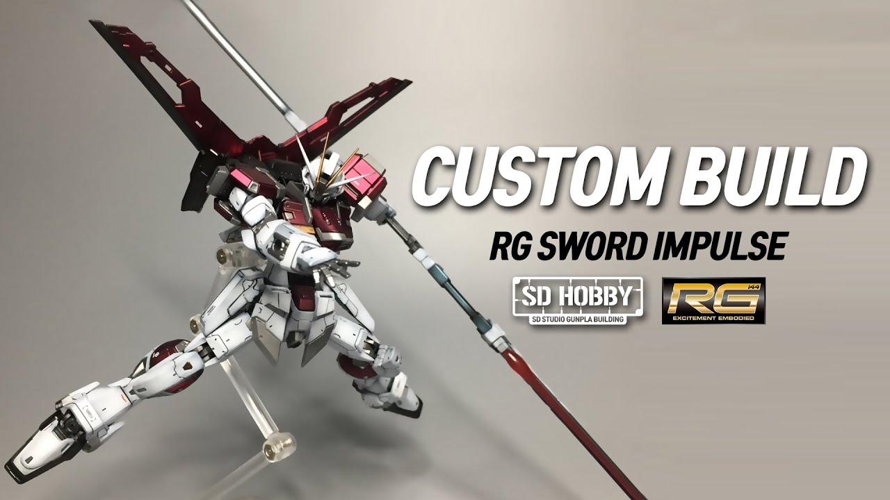 RG 1/144 Sword Impulse Gundam | Custom Build | RG | Gundam Build | Gundam Seed |  ASMR Gunpla