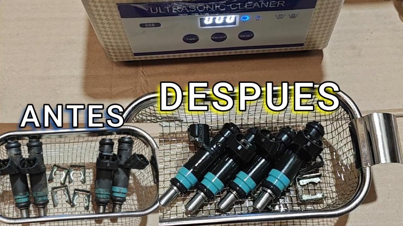 Probando la mini maquina de ultrasonidos de Aliexpress y el limpiador de ultrasonidos. Muy buena