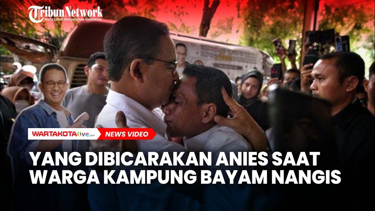 Isi Perbincangan saat Warga Kampung Bayam Sesenggukan Peluk Anies