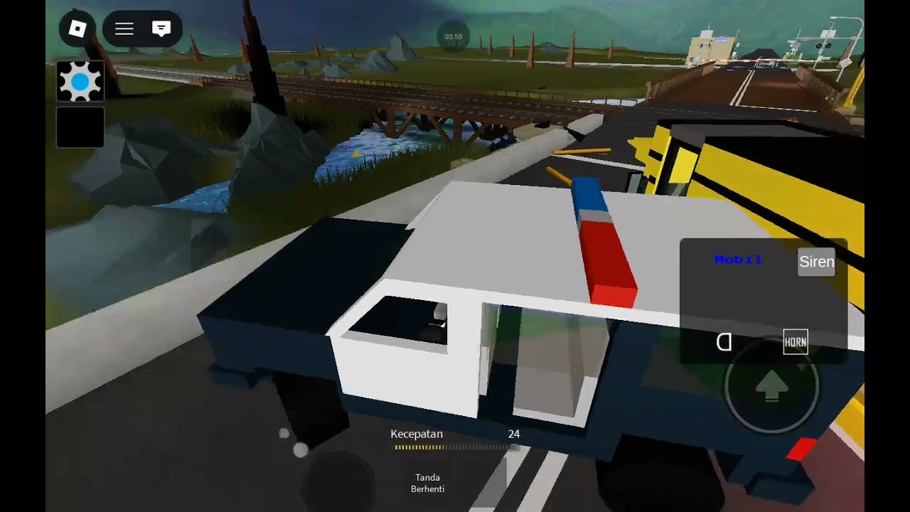 AKU MAIN ROBLOX AKU MAIN CAR VS TRAIN