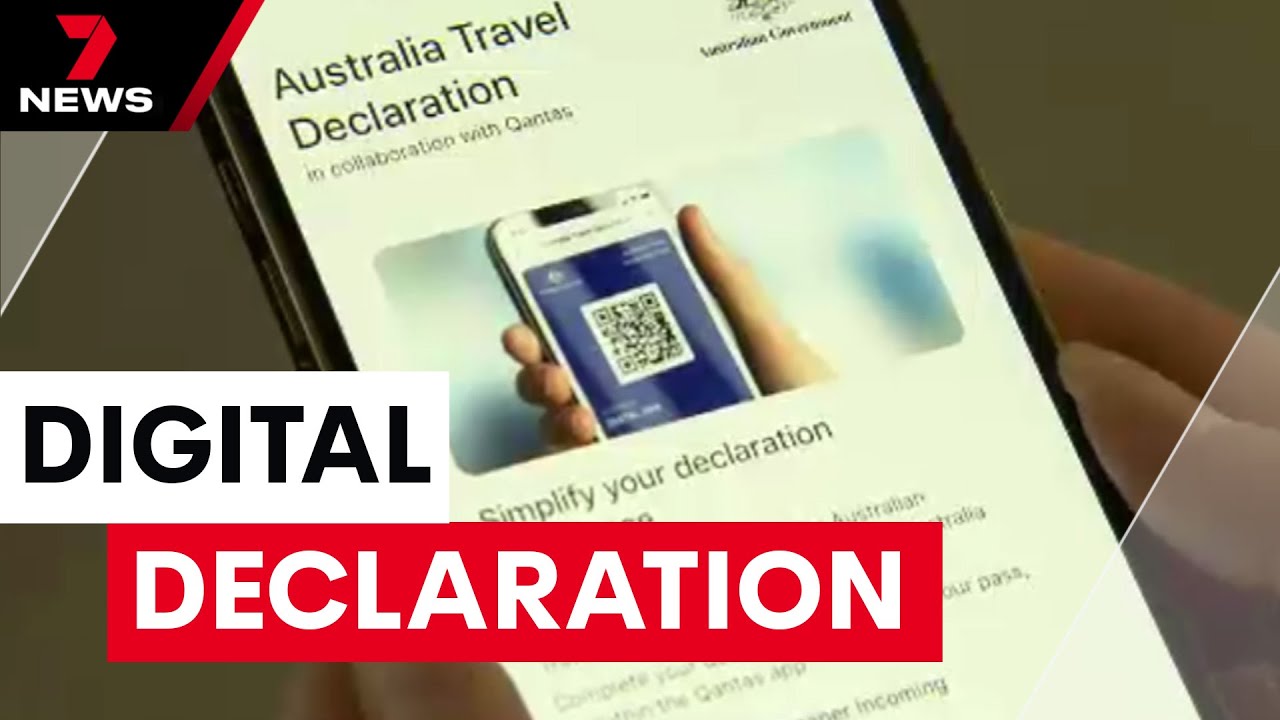 Brisbane airport's new digital declaration forms | 7NEWS