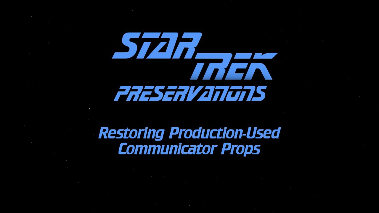 Restoring Production Used Communicator Props from THE NEXT GENERATION