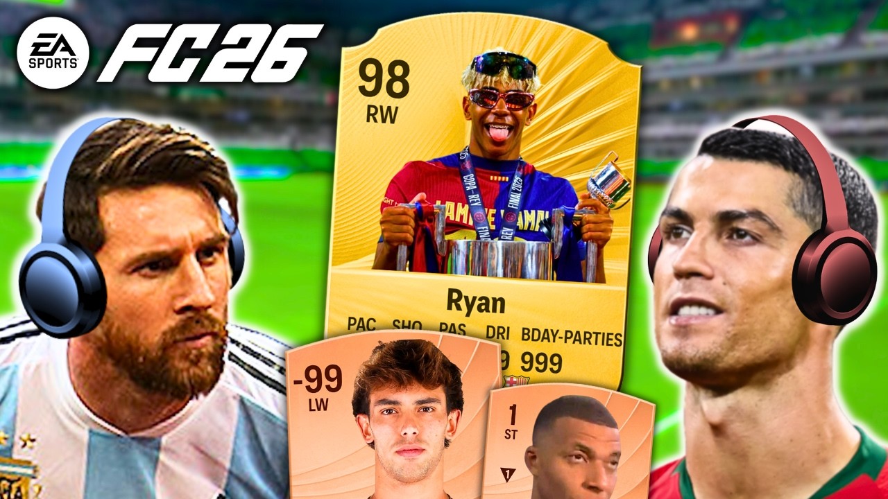 Messi & Ronaldo predict FC 26 PLAYER RATINGS with Yamal & Mbappé!