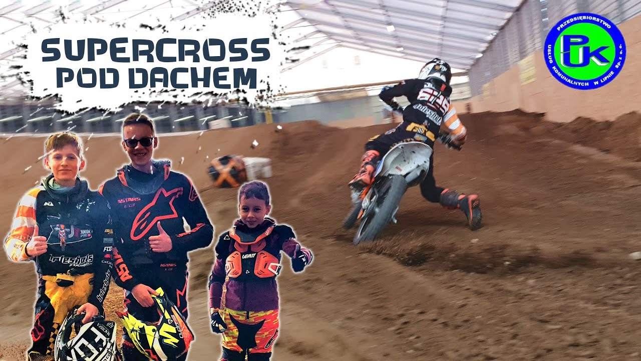 Zimowy trening na torze PUK Arena jak SuperCross w USA