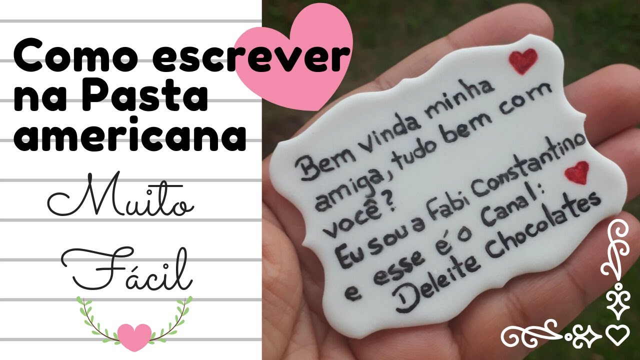 Como escrever na Pasta Americana