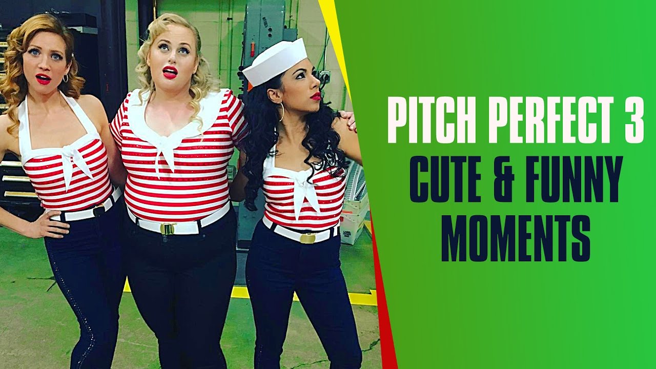 Anna Camp Singing Belle Little Town | Pitch Perfect 3 Cast Cute & Funny Moments On The Set