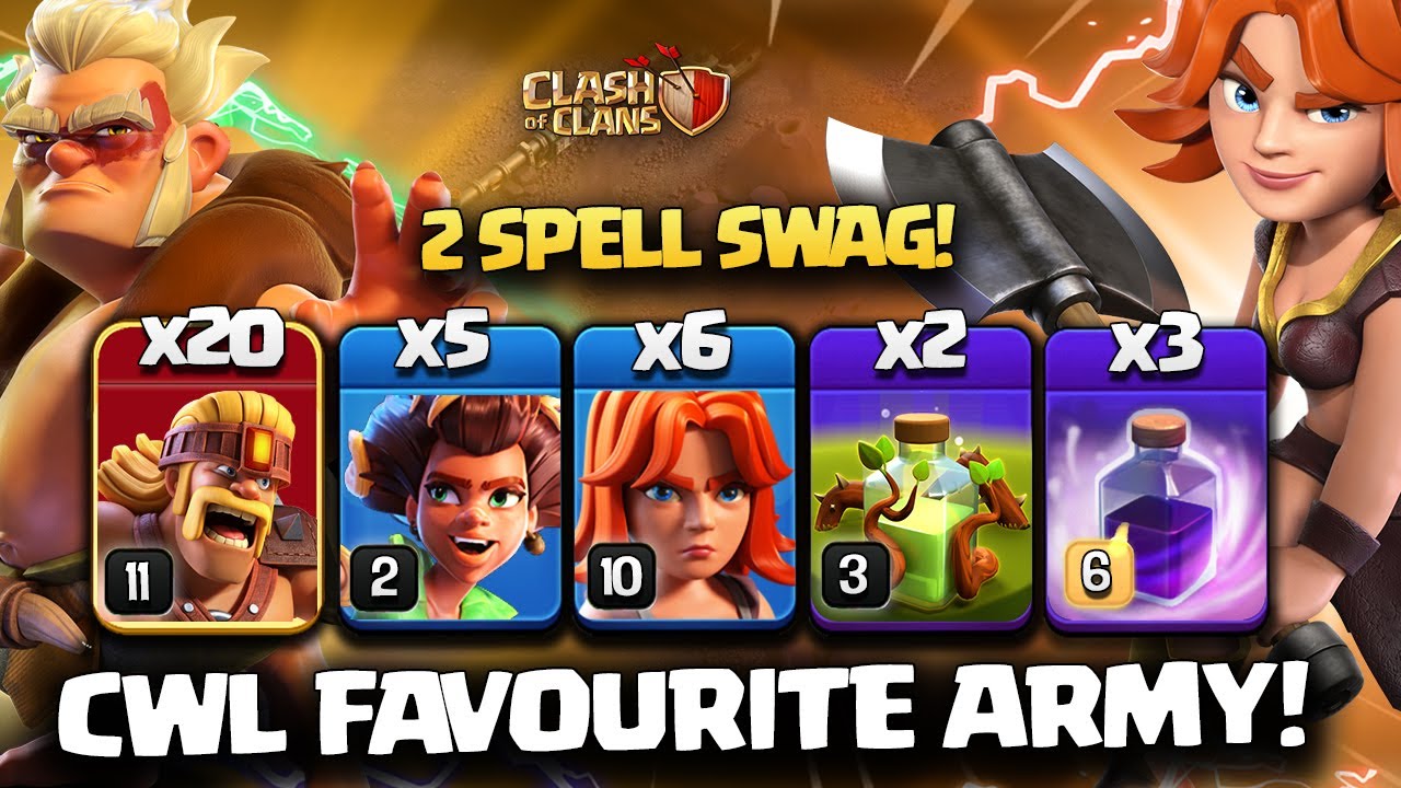 CWL GOD! Overgrowth Spell + Root Riders + Super Barbarian = 3 Star Attack! TH15 Attack Strategy coc