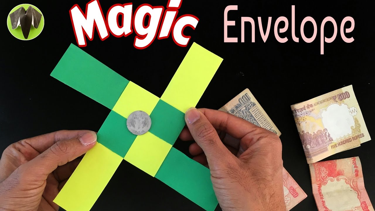 MAGIC ENVELOPE (TRICK) - DIY Tutorial by Paper Folds ❤️