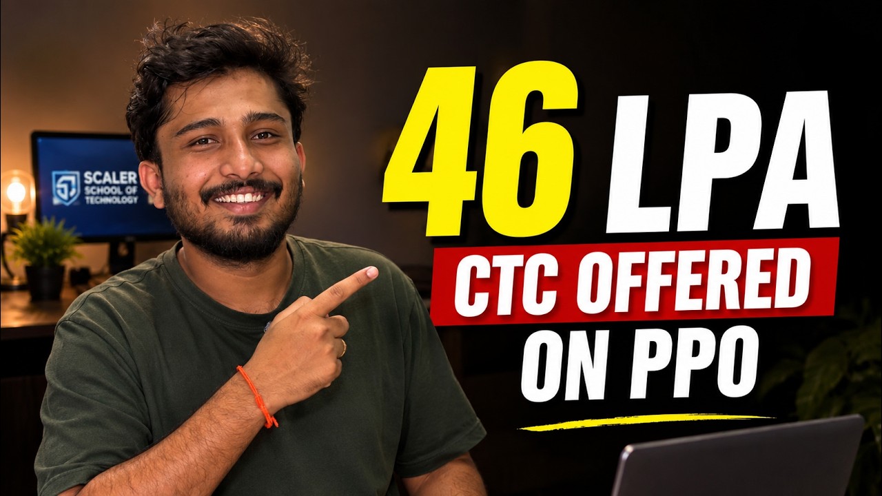 Got a 46 LPA CTC offer through PPO 😳 &mdash; but how? Scaler SST Reality Check (NSET 2026)
