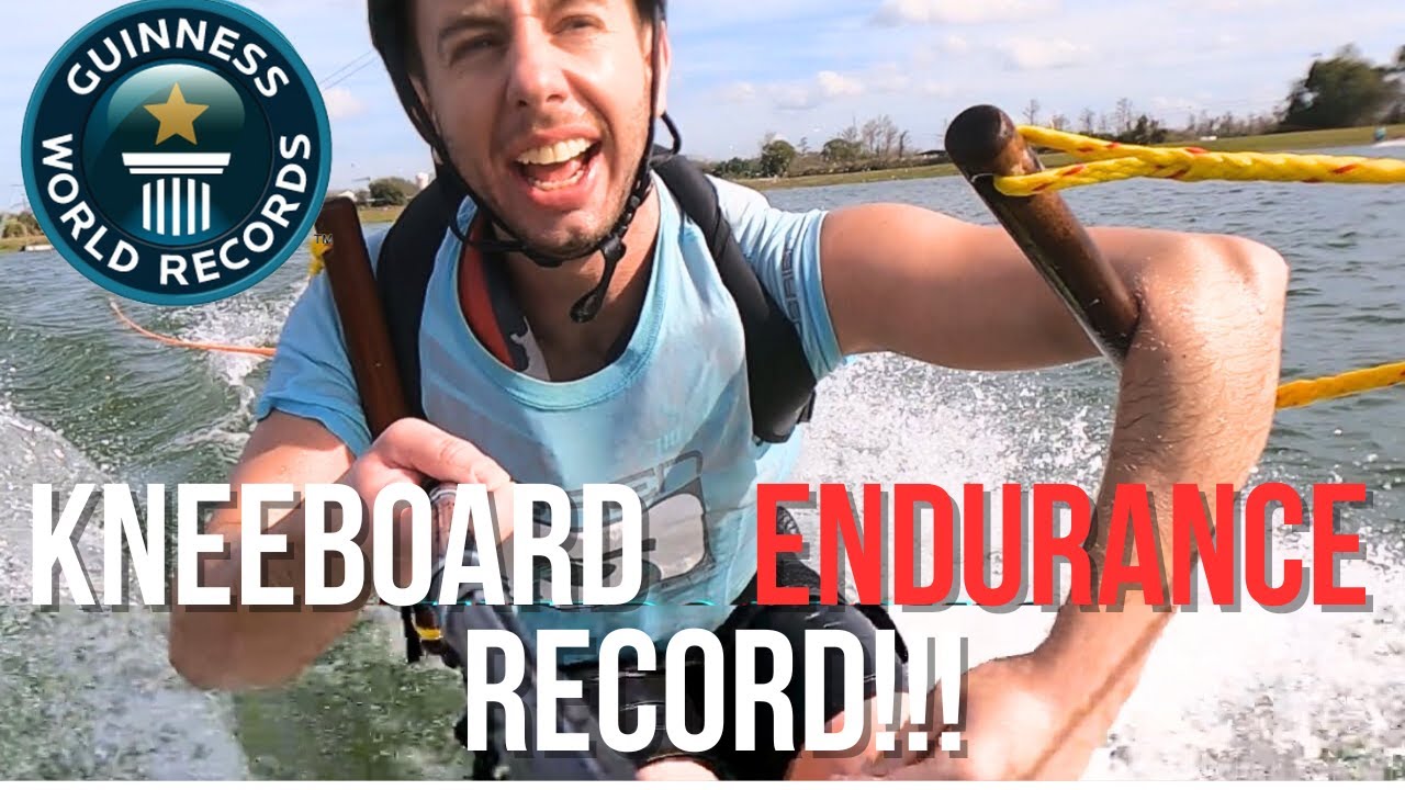 KNEEBOARD ENDURANCE WORLD RECORD!!!