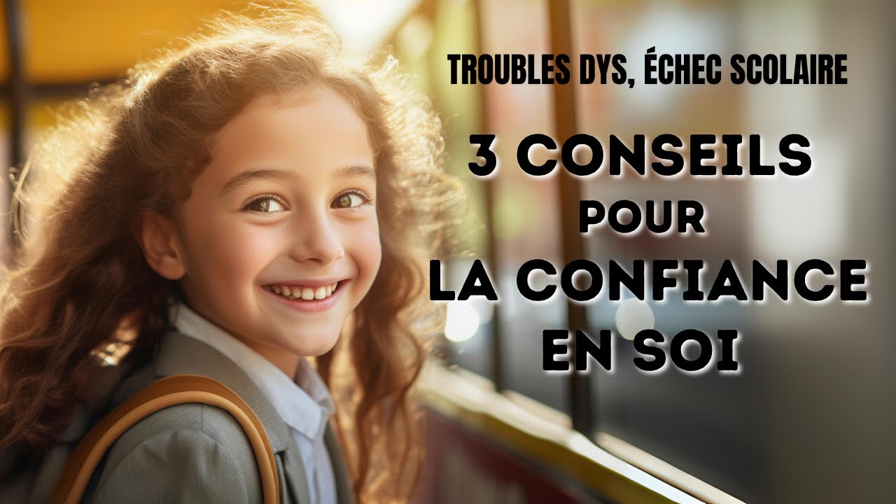Troubles dys et difficultés scolaires : mes 3 conseils pour développer la confiance en soi !