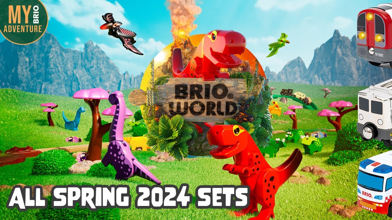 NEW BRIO DINOSAURS! Spring 2024 Preview