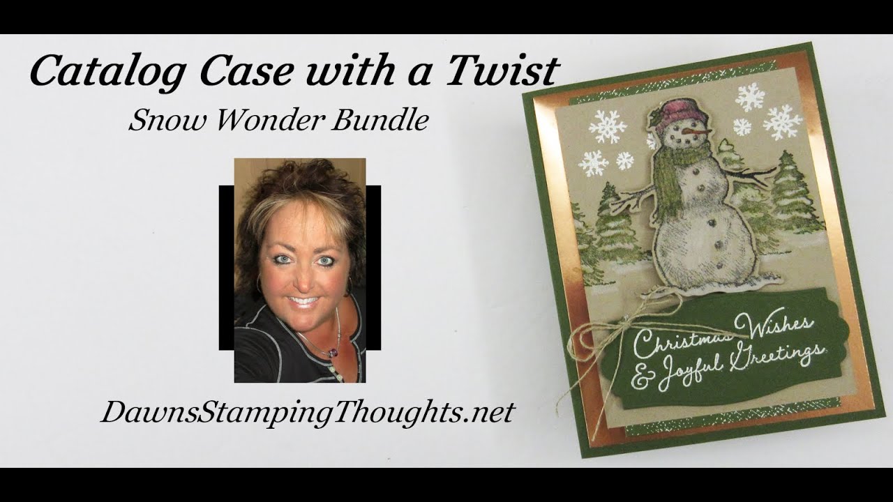CATALOG CASE WITH A TWIST Snow Wonder Bundle
