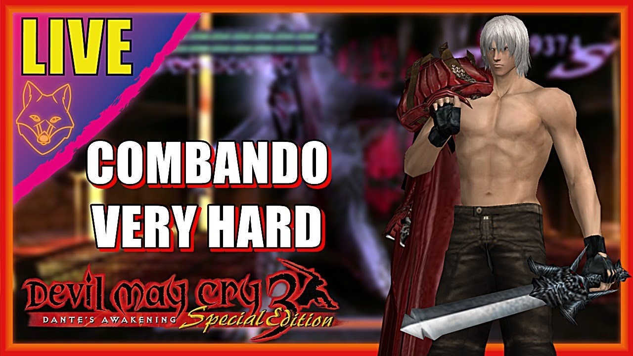 🔴 DEVIL MAY CRY 3 COMBANDO MUITO NO VERY HARD| #DevilMayCry #SpecialEdition #DMC