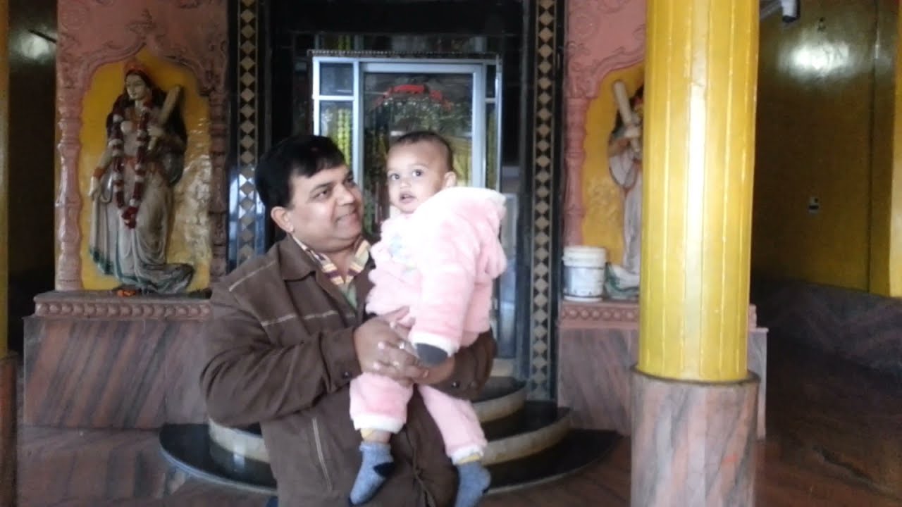 First time baby Ishan's Indian Temple Visit  | American baby Ishan