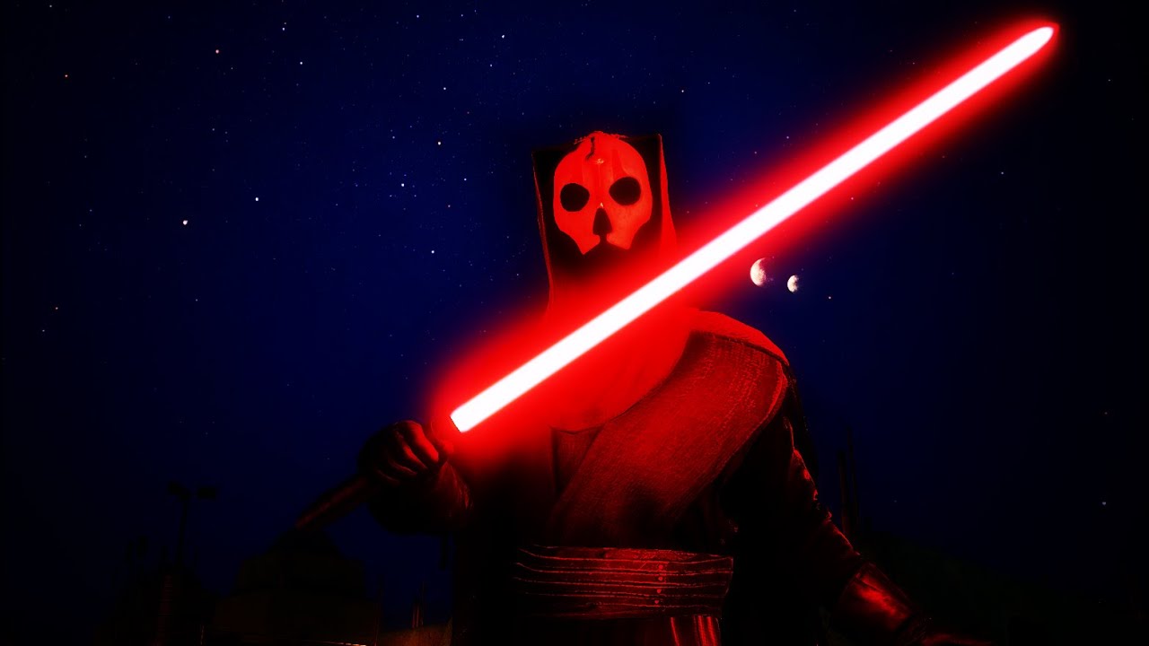 Darth Nihilus in Star Wars Battlefront II. HvV. Night Mos-Eisley (PC, modded)