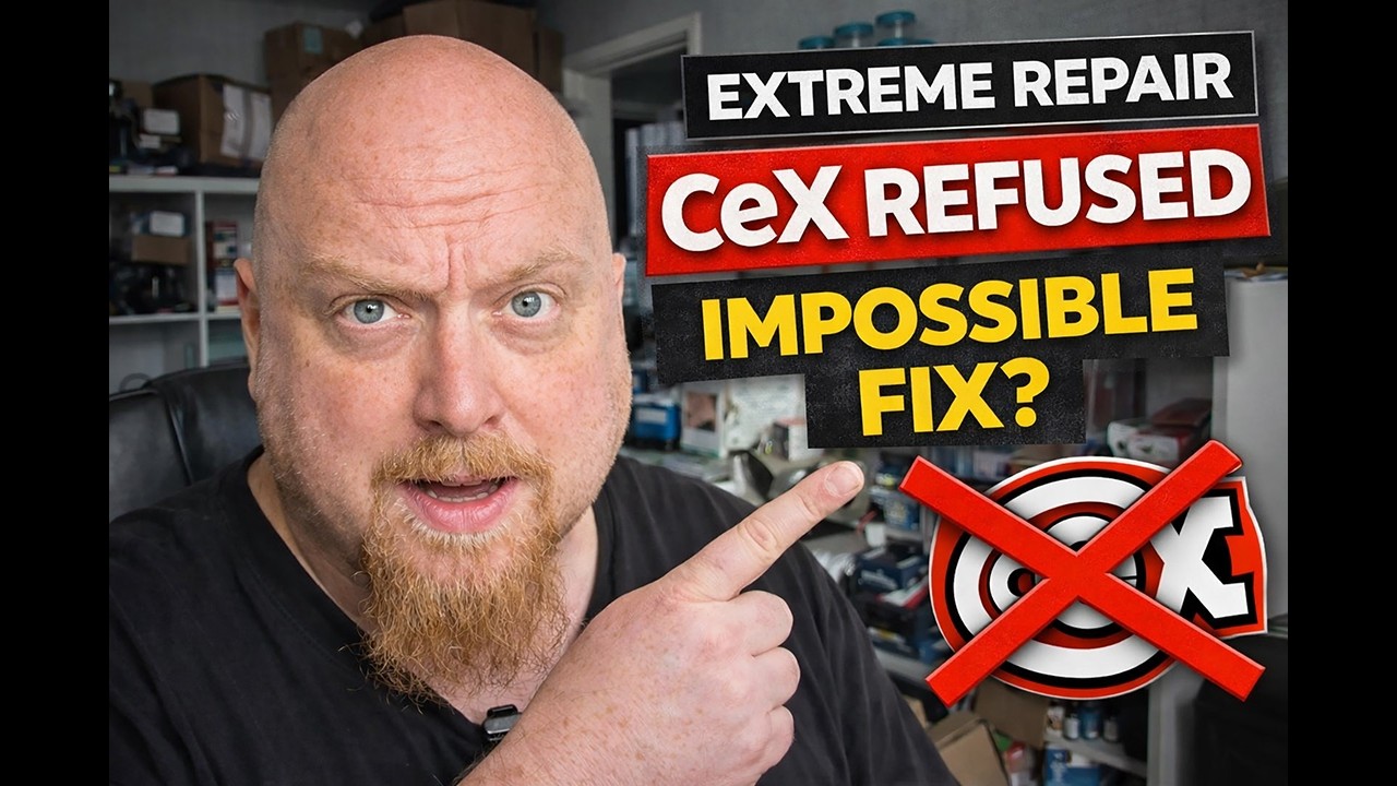 Компания CeX отклонила эту Xbox Series S! Полная перестройка трассировки менее чем за 1 час ⏱️