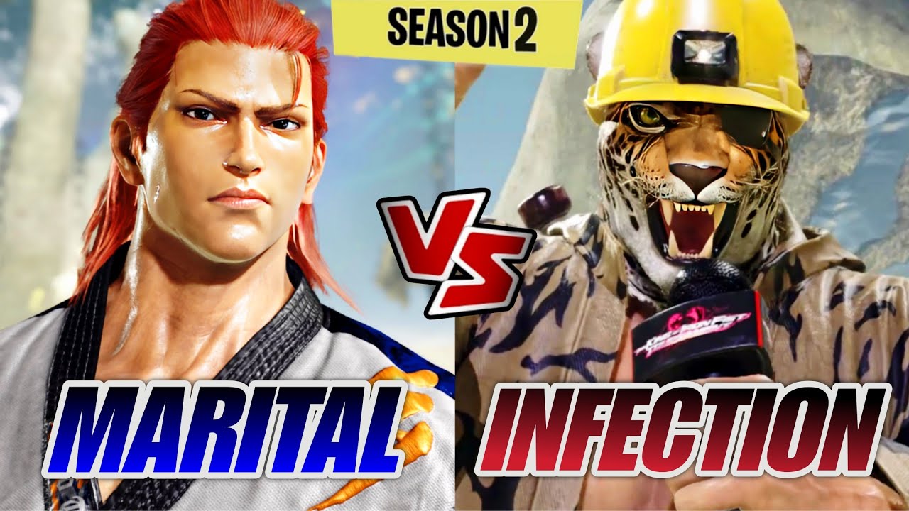 Tekken 8 ▰ Marital (Hwoarang) vs Infection (King) 💥 Ranked Matches Replays