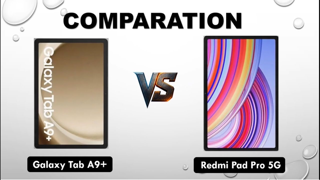 Galaxy Tab A9 Plus vs Redmi Pad Pro 5g