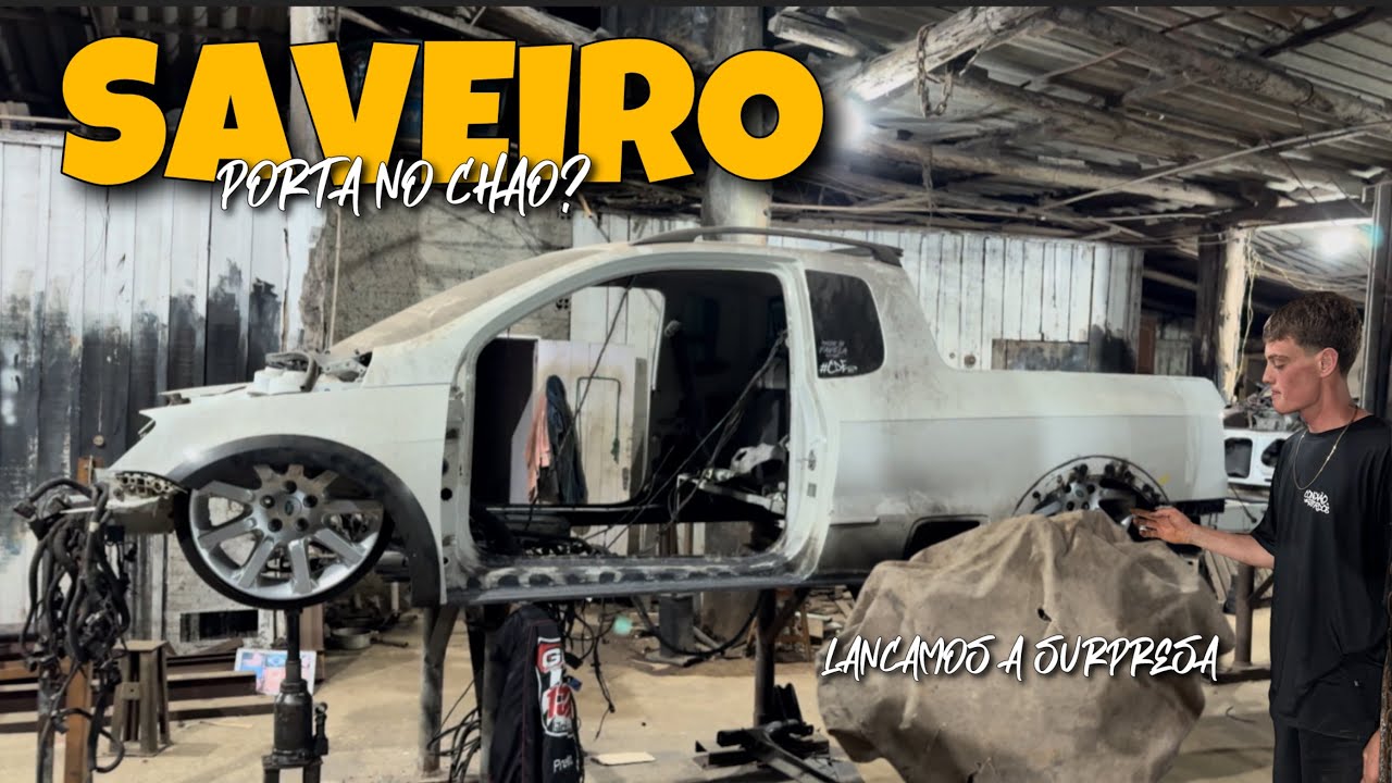 SAVEIRO DO GREGAO - PORTA NO CH&Atilde;O?! TERIA CORAGEM? 