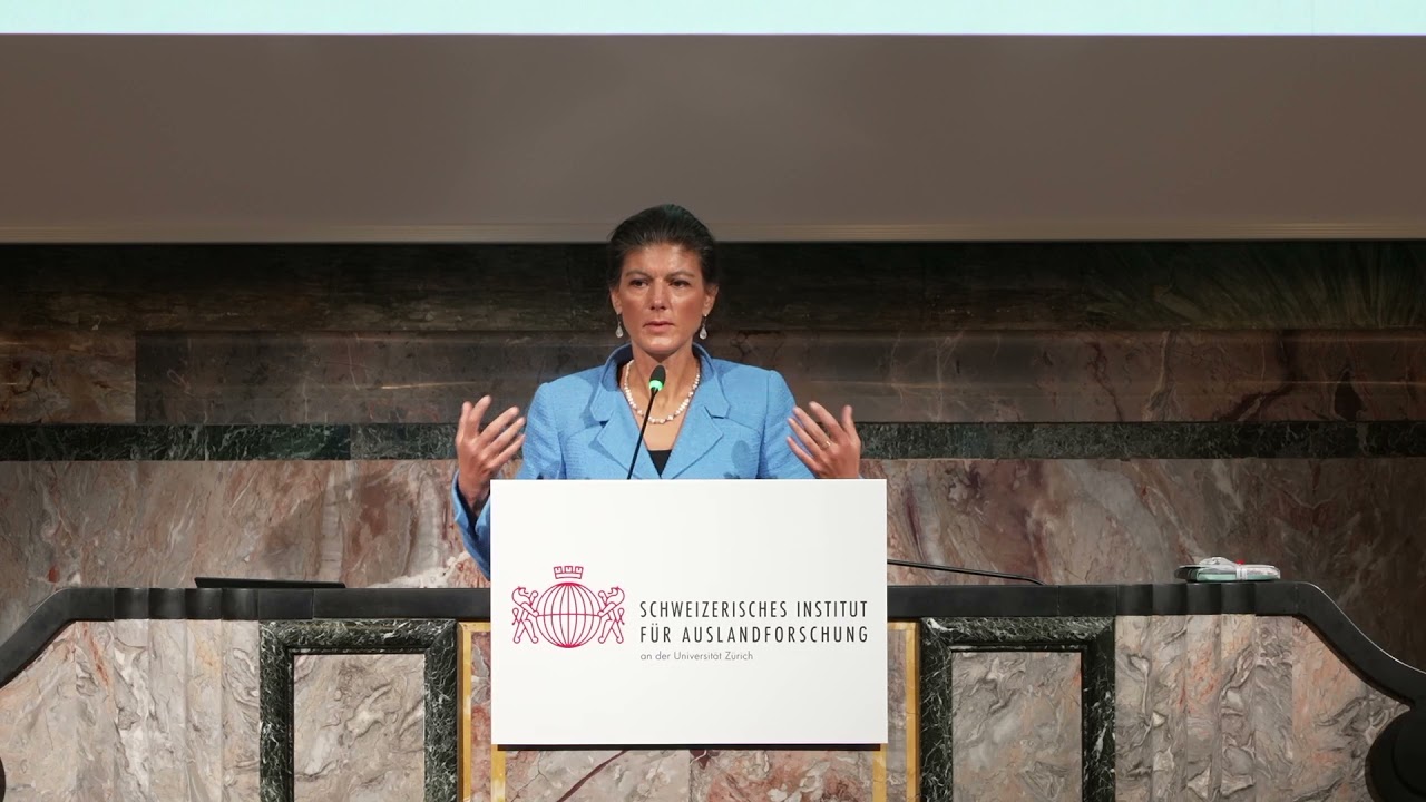 Dr. Sahra Wagenknecht, MdB, beim SIAF: Warum wir wieder mehr Zusammenhalt und Gemeinsinn brauchen
