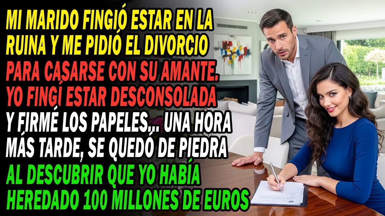 📃Fingió Deudas Para Pedir El Divorcio Por Su Amante😡 Fingí Estar Triste Y Firmé😏 1 Hora Después...🤫