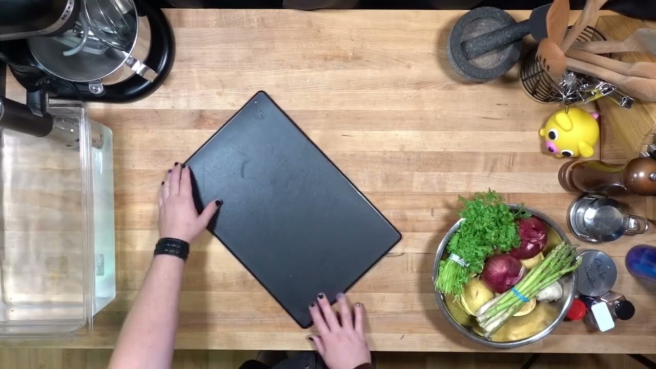 Sauté with Snare - Sous Vide Trip Tip, Aloo ki Bhujia, and Beurre Fondue Asparagus