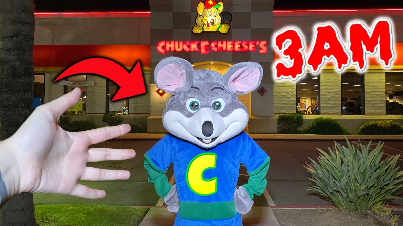DON'T GO TO CHUCK E CHEESE AT 3AM CHALLENGE!! (GONE WRONG!)