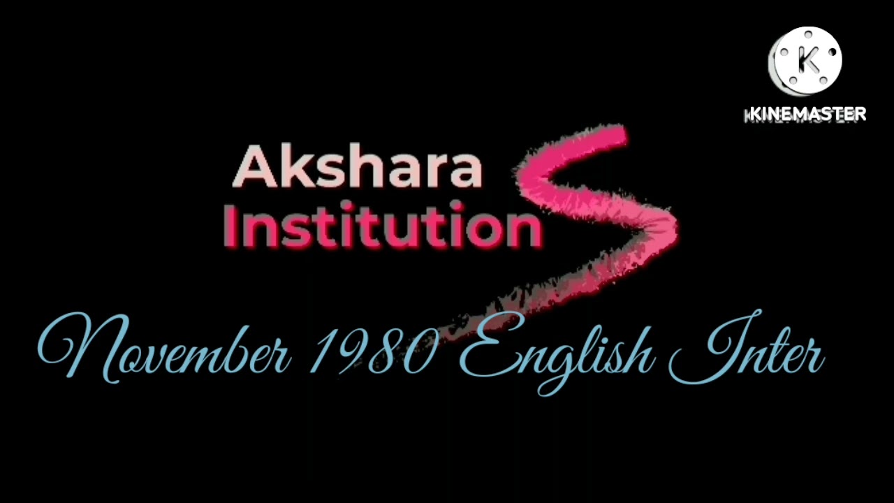November 1980 English Inter Shorthand Dictation