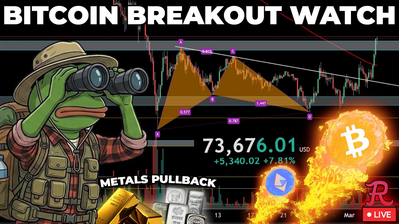 BITCOIN LIVE : BTC BREAKOUT WATCH