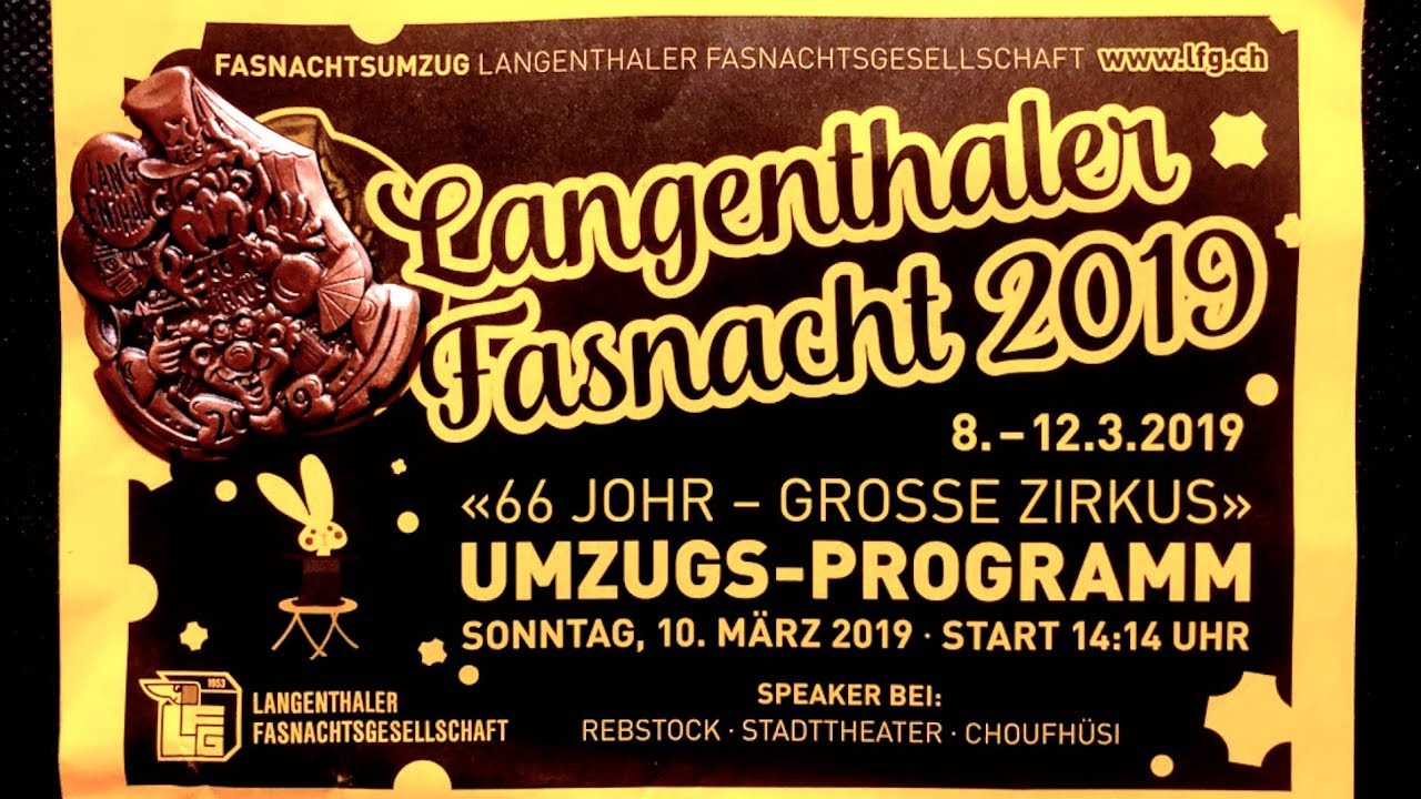 Langenthaler Fasnachts-Umzug 2019 33 Min
