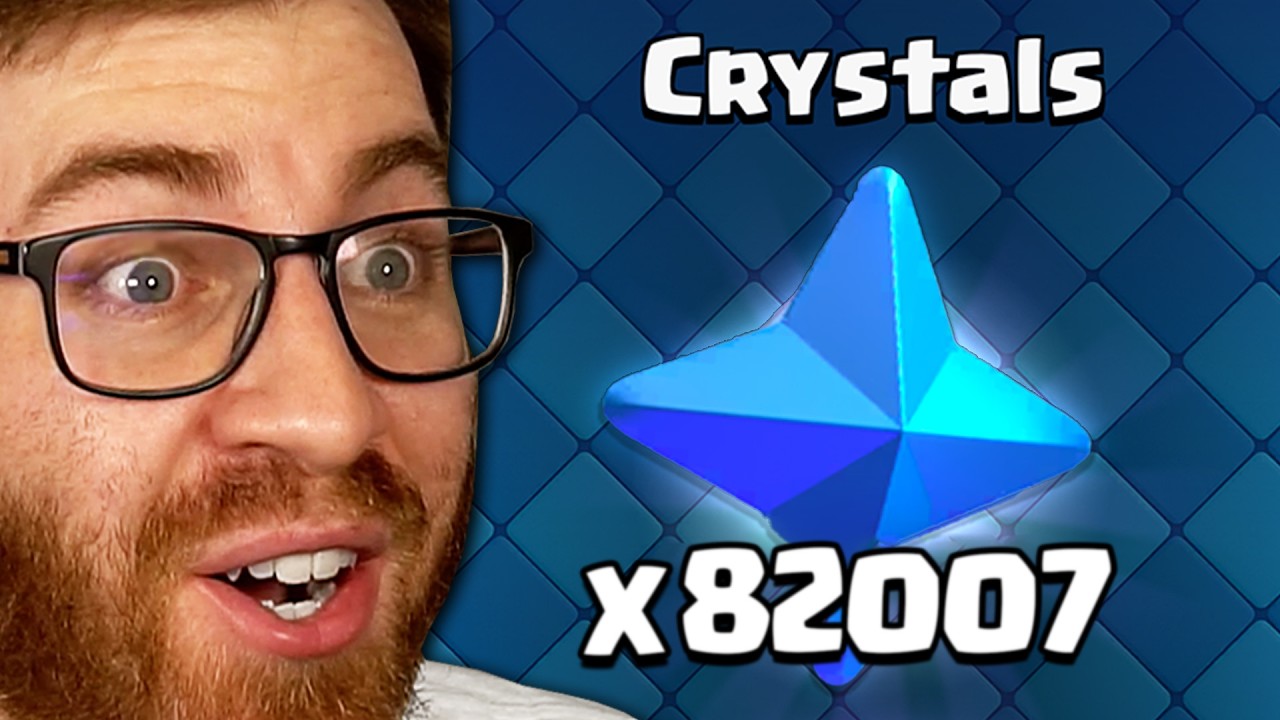 What 80000 New Crystals Gets You in Clash Royale!