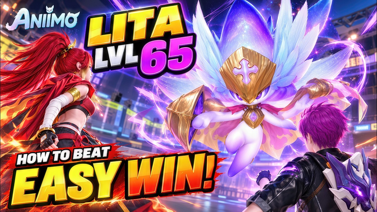 LITA Level 65 EASY WIN! 🔥 How to Beat Lita Level 65 - Aniimo