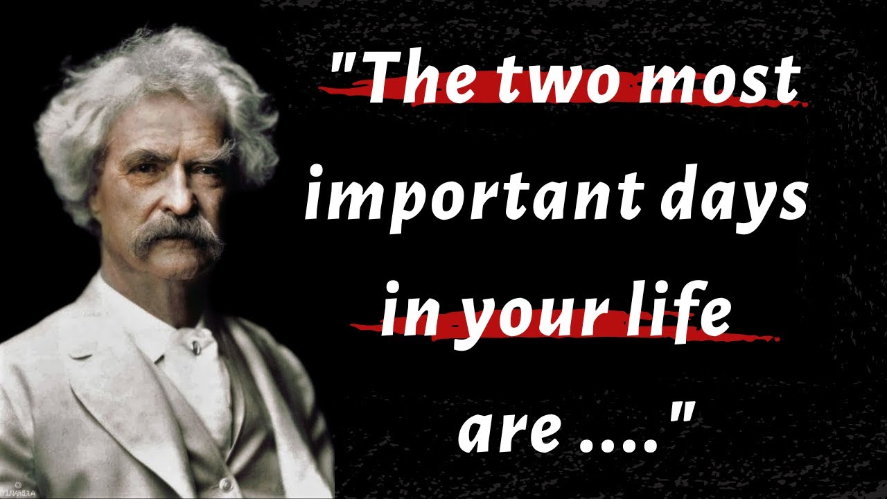 Mark Twain -  Life-changing quotes for inspiration #quotes #lifechangingquotes #marktwain